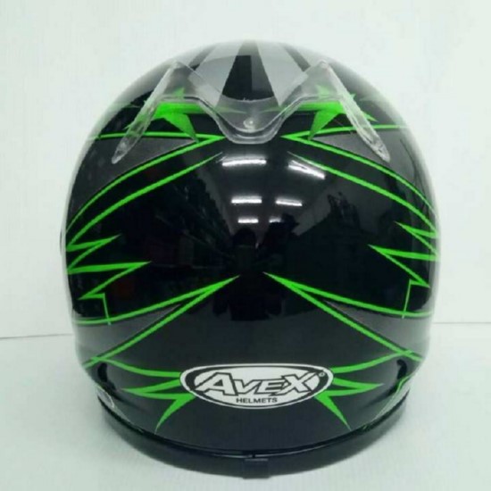 AVEX หมวกกันน็อคเต็มใบ ราคาถูก รุ่นXR-501 B สีดำเงา แว่นดำ