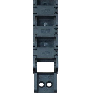 รางกระดูกงู เก็บสายไฟ 15x20mm ยาว 1 เมตร Cable Drag Chain Open On Both Side Plastic Towline