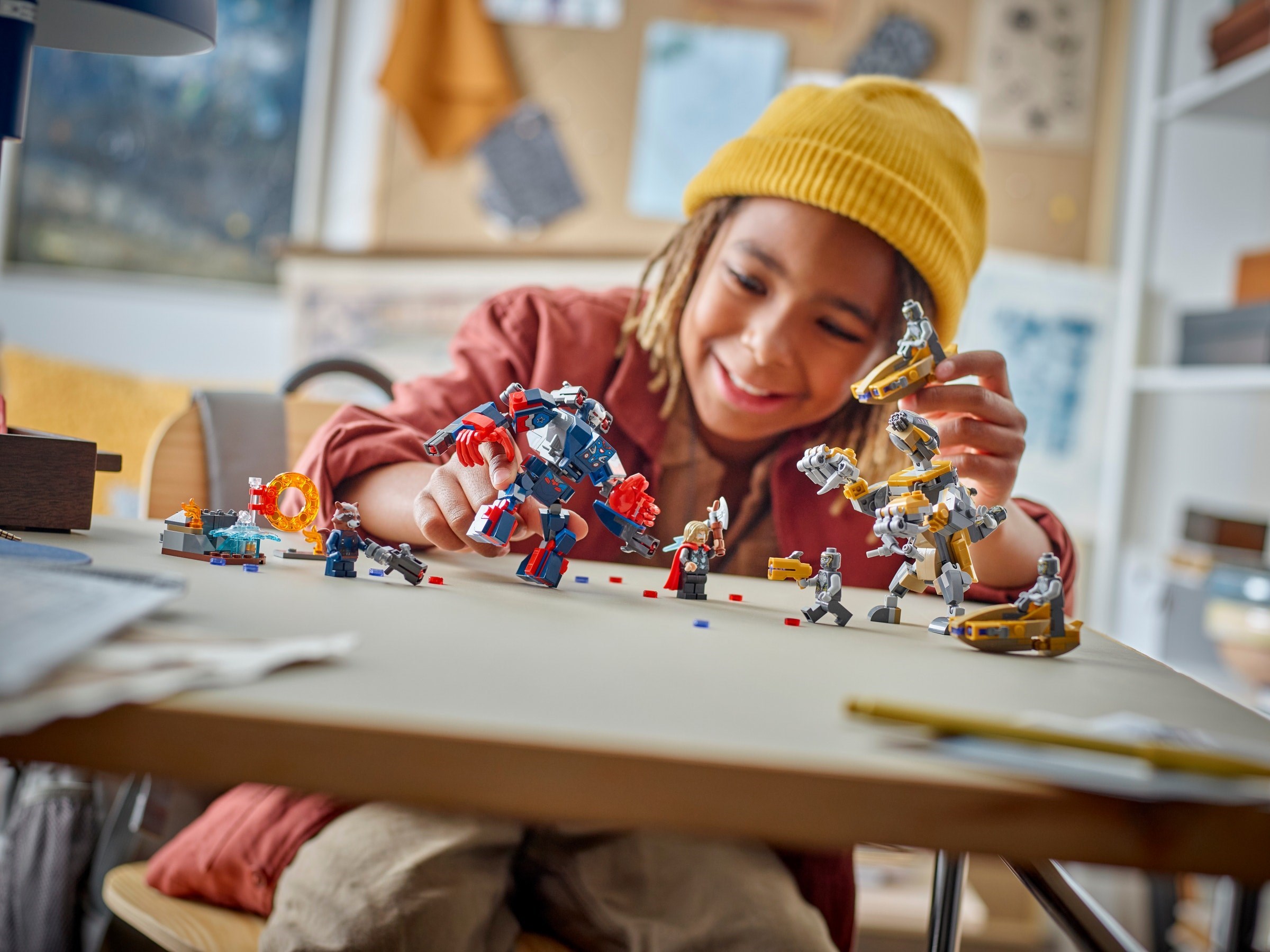 LEGO Super Heroes Marvel เลโก้ 76322 Avengers: Endgame Thor vs. Chitauri