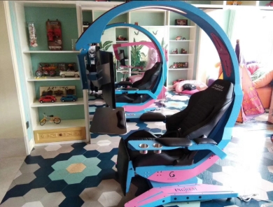เก้าอี้เกมมิ่ง T7 Ingrima Coding Pod, Gaming Space Pod, Gaming Cockpit, Computer Cockpit