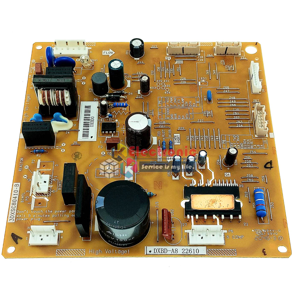 แผงบอร์ดตู้เย็นTOSHIBA(โตชิบา)รุ่น GR-A28KS*อะไหล่แท้*ใช้กับคอมเพรสเซอร์GMCC*สติ๊กเกอร์ที่ติดตัวไอซีที่ใต้แผงวงจรนี้ต้องเบอร์B141เท่านั้น