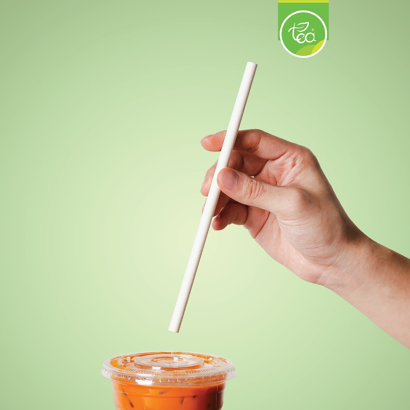 [8mm] หลอดดูดน้ำ หลอดกระดาษ ย่อยสลายได้ ทรงตรง Paper Straw สีขาว ขนาด 8 mm. (100 ชิ้น/แพ็ค)