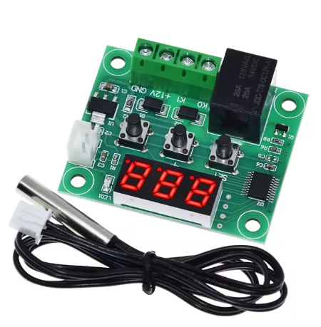 XH-W1209 temperature controller 12V high precision digital display temperature controller module temperature controller cooling heating red color