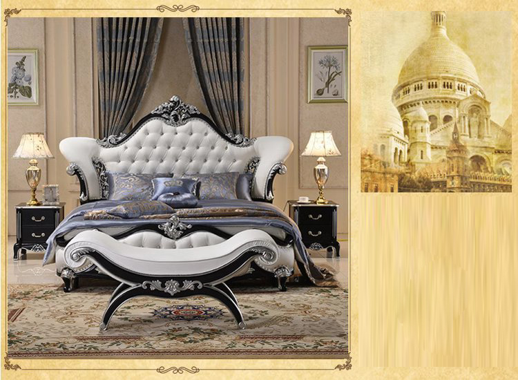 เตียงเจ้าหญิง เตียงหลุยส์ เตียงนอนหลุยส์ รุ่น Dearna