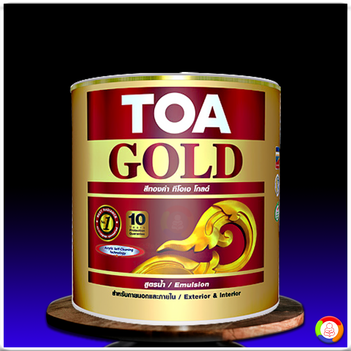 ทีโอเอ โกลด์ สีรองพื้นอะคริลิกสูตรน้ำ TOA GOLD Emulsion Primer