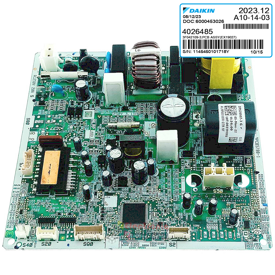 แผงบอร์ดแอร์คอยร้อนDAIKIN-ไดกิ้น รุ่น RKQ09UV2S-อะไหล่ใหม่แท้บริษัท #อะไหล่แอร์DAIKIN