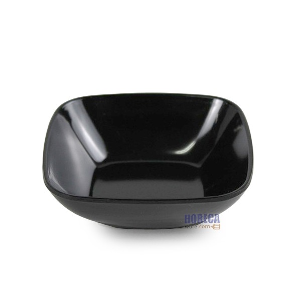 สีดำ ถ้วยน้ำจิ้มเหลี่ยม 3" ฟลาวเวอร์แวร์-ใหม่
