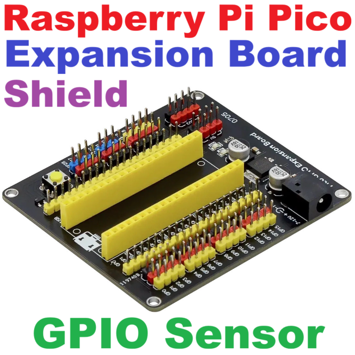 Raspberry Pi Pico Breakout Expansion Board GPIO Sensor Interface Module Shield