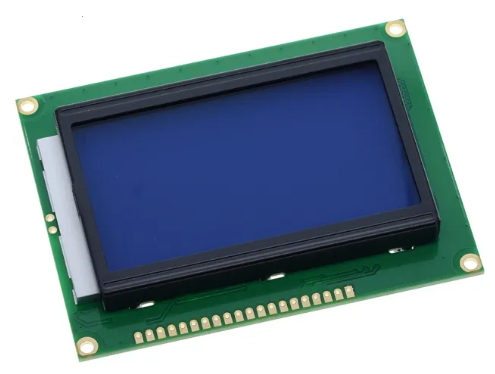 โมดูลจอแสดงผล LCD 12864 20PIN 93*70 mm Dots 5V blue screen/LCD screen/with Chinese font/backlight/KS0108 with data
