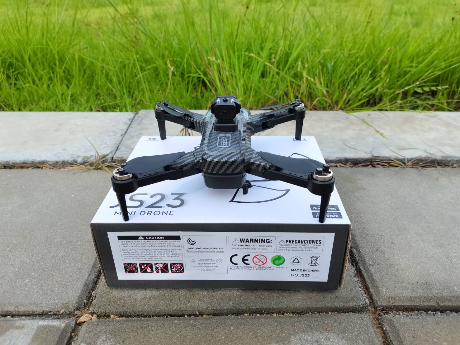 โดรนบังคับวิทยุ JS23 HD CAM MINI DROND 2.4G 5.G WIFI FPV ระบบมอเตอร์บรัชเลส และระบบล๊อคความสูงด้วยเซ็นเซอร์ตรวจจับภาคพื้น ชุดพร้อมเล่น