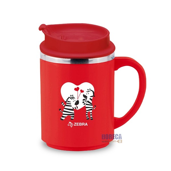 ถ้วยน้ำ 2ชั้น Prim V หัวม้าลาย