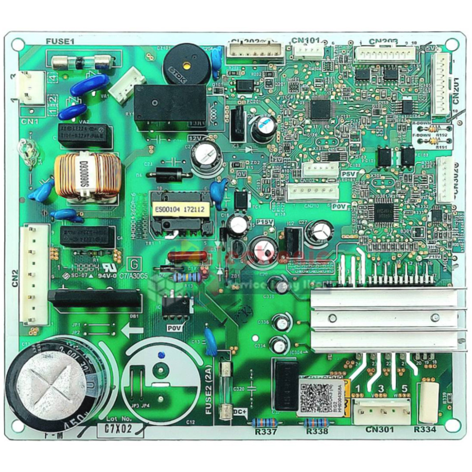 แผงบอร์ดตู้เย็นHITACHI(ฮิตาชิ)รุ่น*R-V510PZ/R-V550PZ*อะไหล่แท้*ใช้ได้กับทุกรุ่นที่ทางร้านระบุไว้