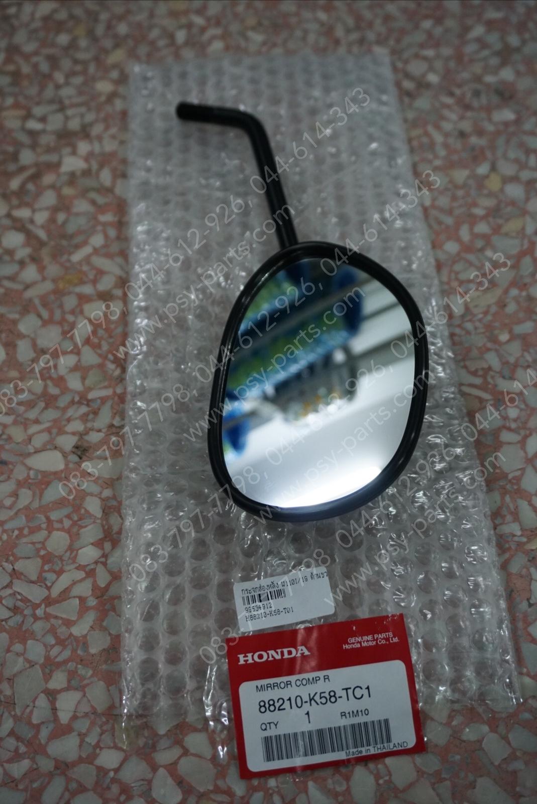 กระจกส่องหลัง WAVE 110-I/19 แท้ๆ ด้านขวา 88210-K58-TC1