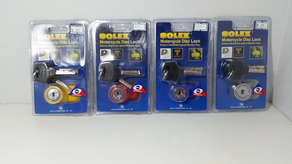 กุญแจล็อคดิสเบรคมอเตอร์ไซค์ SOLEX รุ่น 9025 ล็อคจักรยานยนต์ ล็อคมอเตอร์ไซด์ ล็อคบิ๊กไบค์