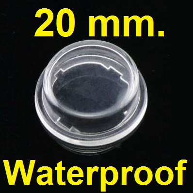 ฝาครอบสวิตช์กันน้ำ KCD1 series round outer diameter 23mm open hole 20mm ship type switch silica gel waterproof and dust-proof cap ยางใส ยางกันน้ำ