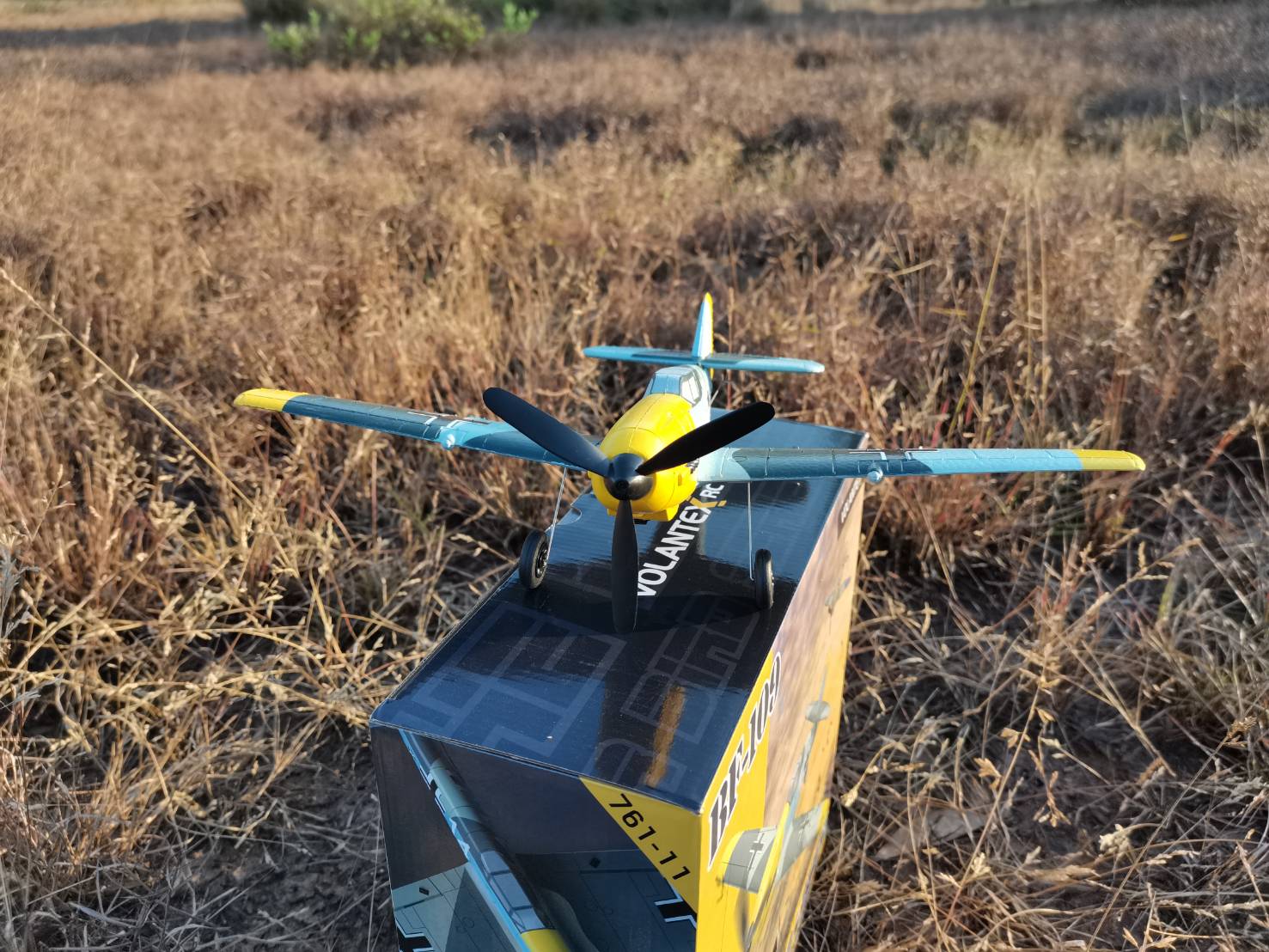 เครื่องบินบังคับ VOLANTEX RC BF-109 4CH 2.4 GHZ 6G 3.7V LIPO สินค้าชุดพร้อมเล่น