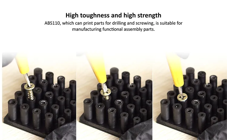 Magforms ABS110 Resin 1kg for LCD&DLP Pritner Black Photopolymer Resin 3D Printing Material UV sensitive resin