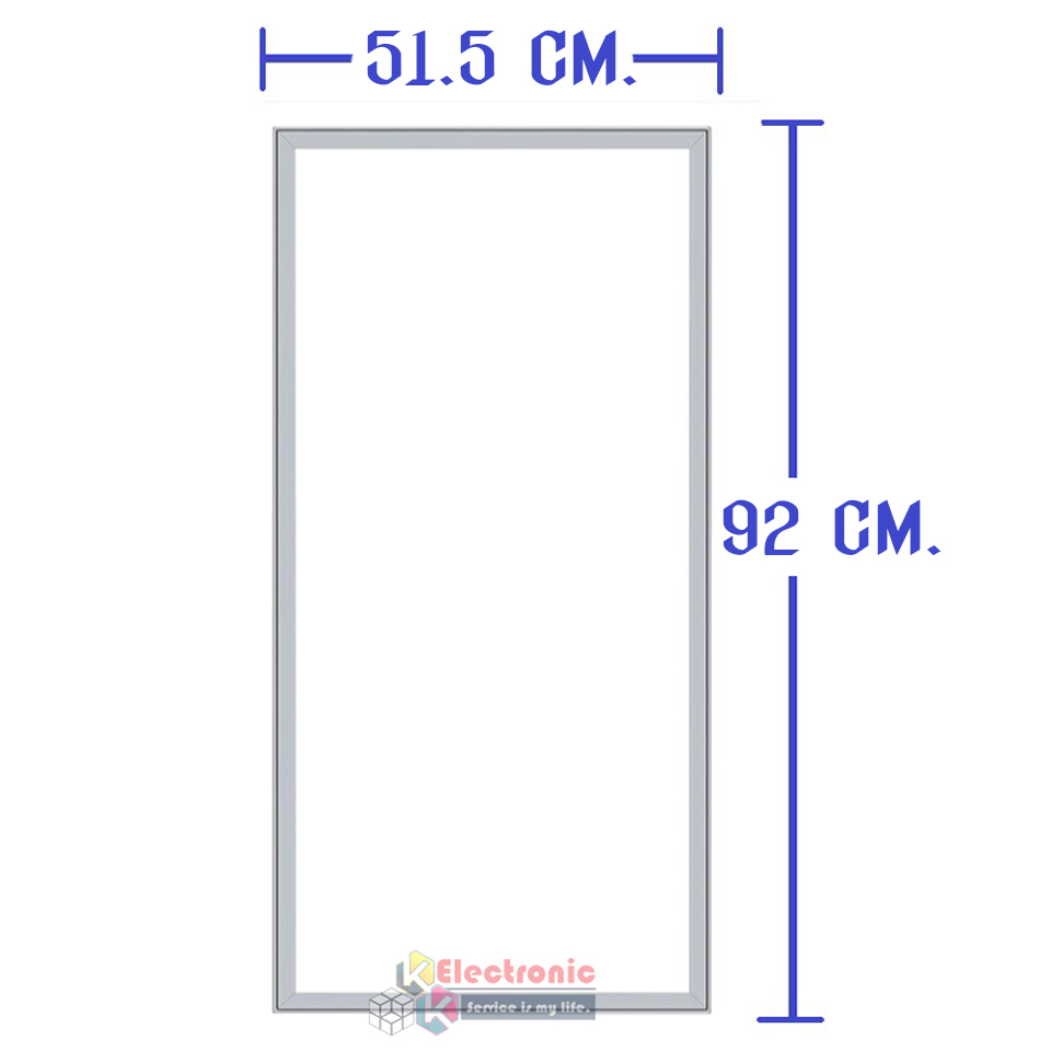 ขอบยางประตูตู้เย็น Toshiba-(โตชิบา)สำหรับรุ่น*GR-B157T-อะไหล่แท้ ใส่ง่าย ขนาด 51.5*92 เซนติเมตร