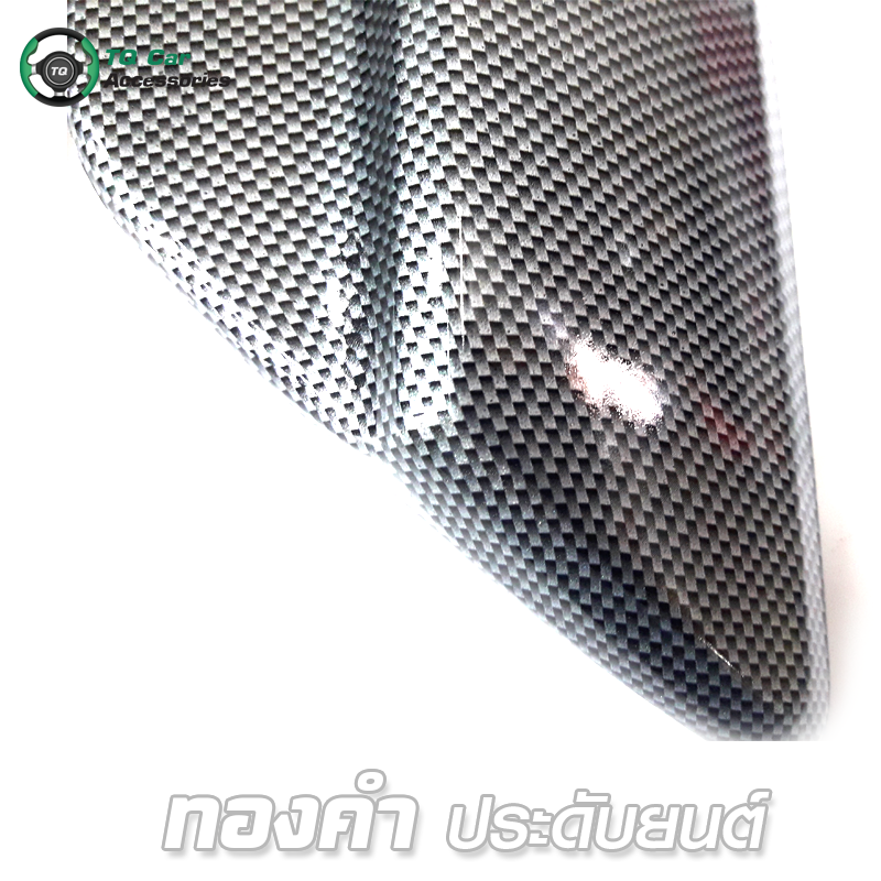 ครอบมือเปิดท้าย (เคฟล่าดำ) Toyota Revo รุ่นมีกล้อง