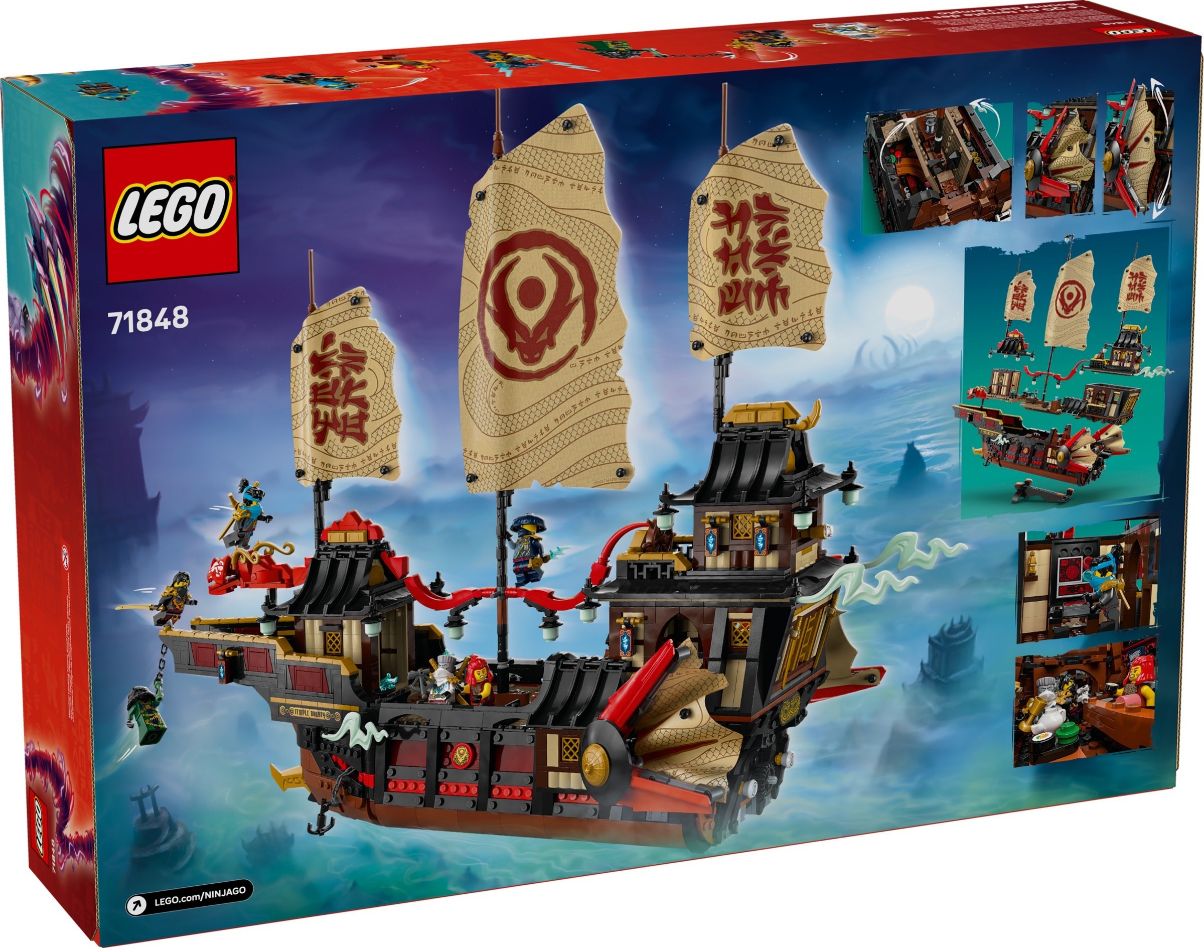 LEGO Ninjago เลโก้ 71848 The Temple Bounty