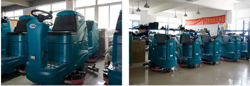 เครื่องขัดพื้นแบบกดสำหรับใช้ในโรงงาน โรงงาน อาคารพาณิชย์ ห้างสรรพสินค้า โรงรถ และม็อบถูพื้นเชิงพาณิชย์ เครื่องขัดพื้น