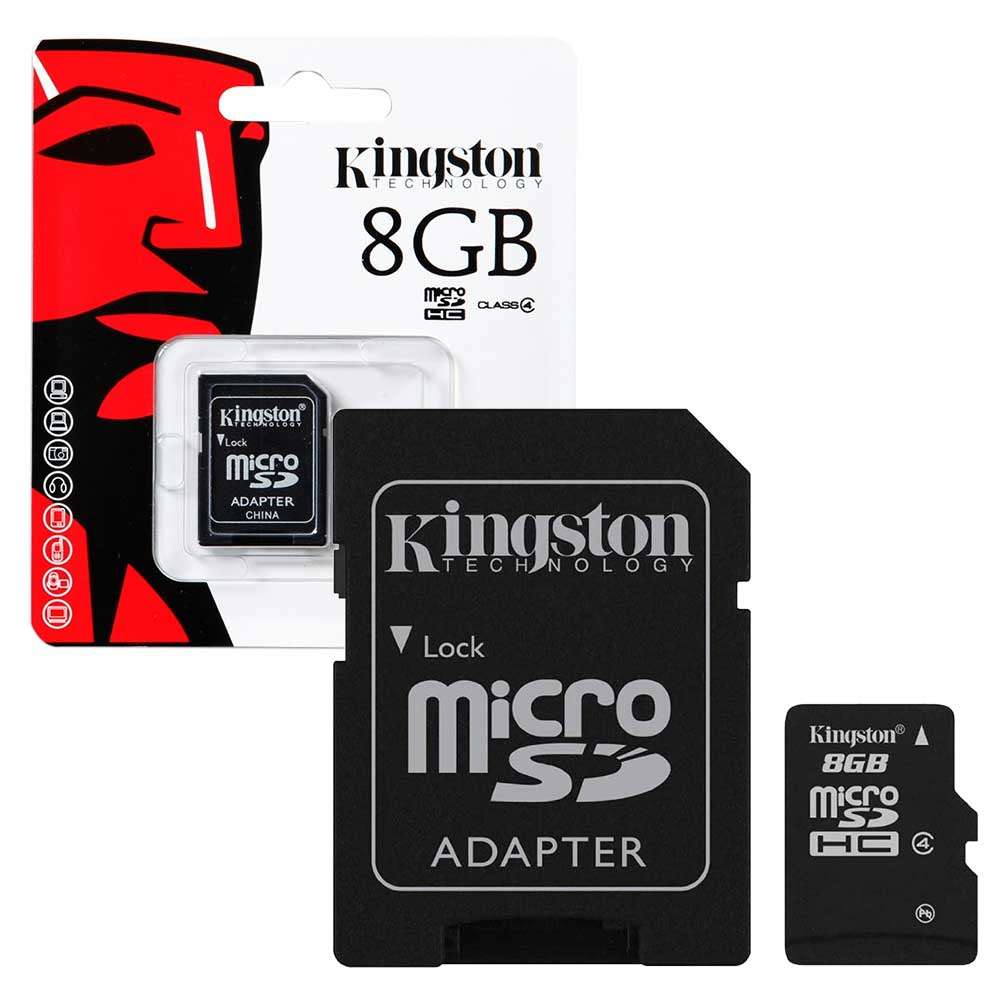 Micro SD Card Kingston 8 GB CLASS 4