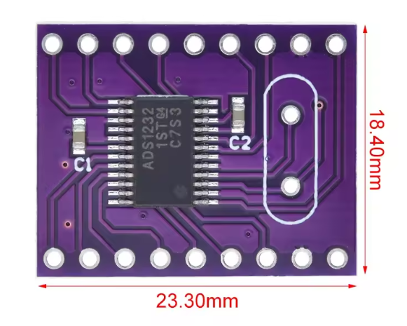 ADS1232 24-Bit A D Analog to Digital Converter Module Ultra Low Noise