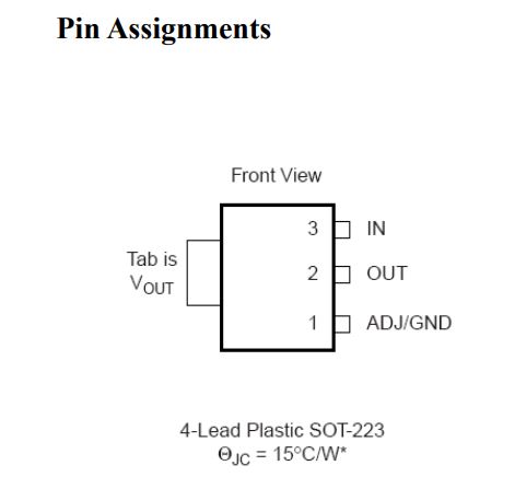 AMS1117-3.3V power supply IC step-down IC linear regulator LDO SOT-223 1117-3.3V 1117