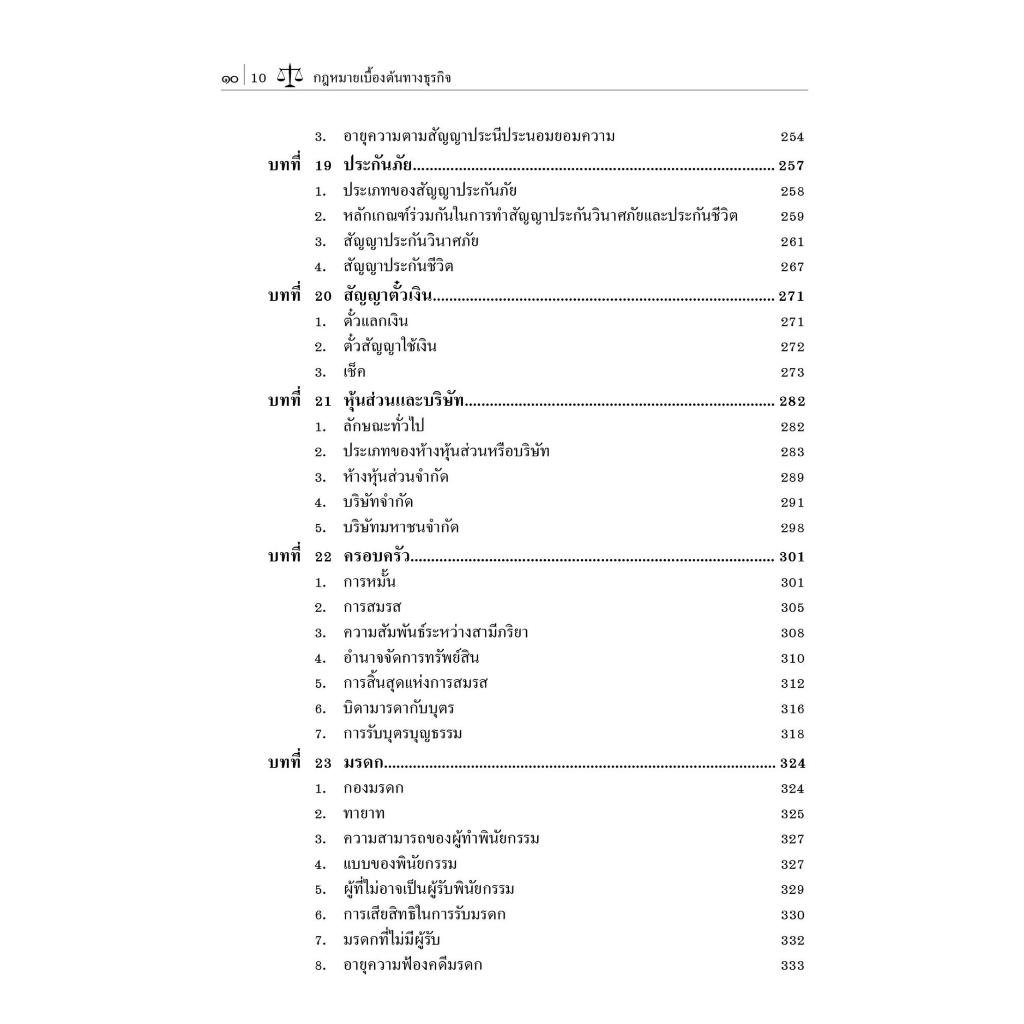 กฎหมายเบื้องต้นทางธุรกิจ (ศ.ดร.ทวีเกียรติ มีนะกนิษฐ) ปีที่พิมพ์ : สิงหาคม 2566 (ครั้งที่ 20)
