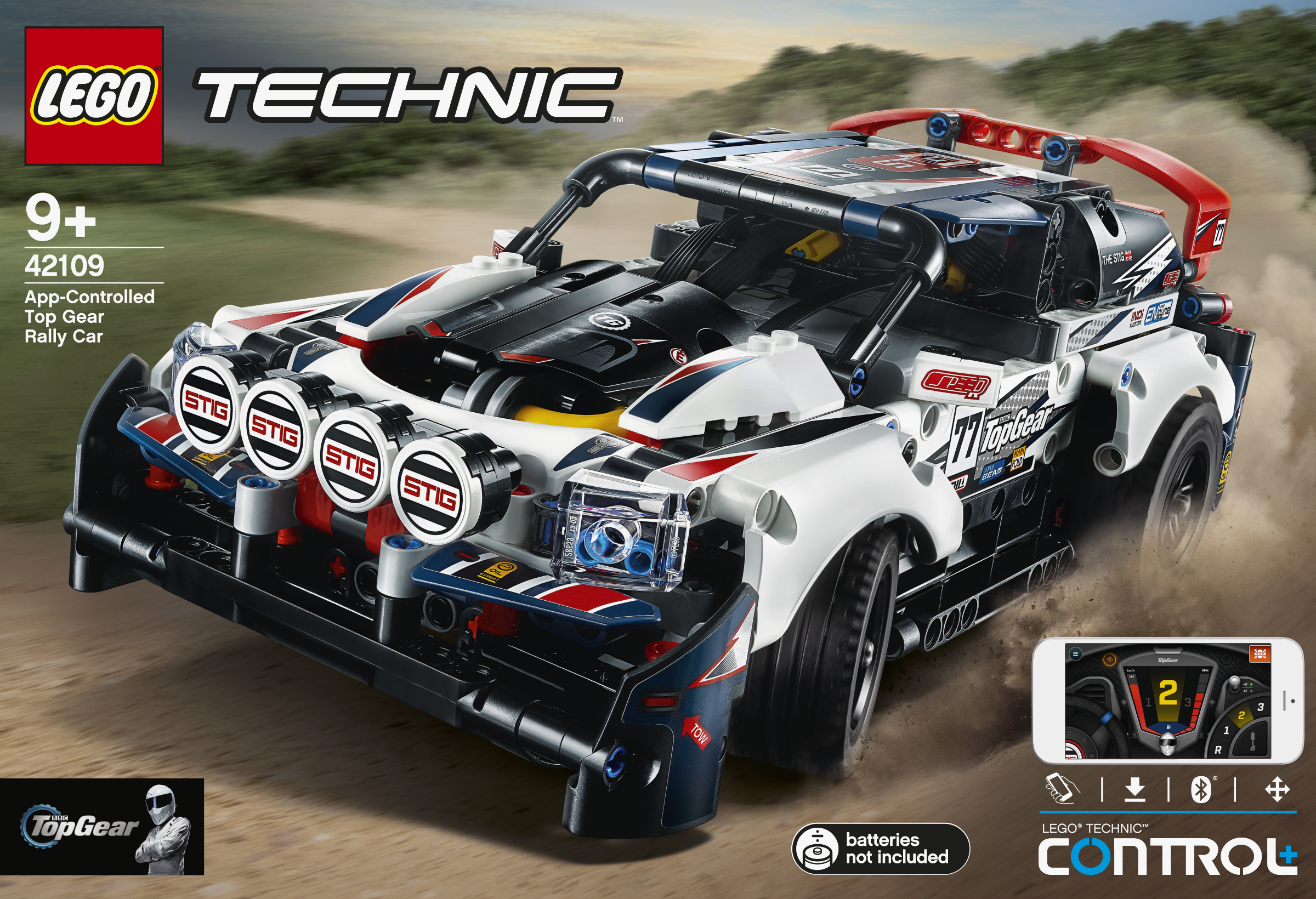 LEGO เลโก้ Technic 42109 App-Controlled Top Gear Rally Car