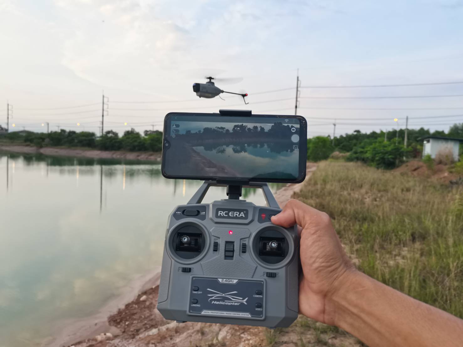 RC ERA C127 AI SENTRY SPY DRONE FPV USA ยานบินสอดแนมสหรัฐอเมริกา ระบบ FPV WIFI ติดกล้อง HD 1080P