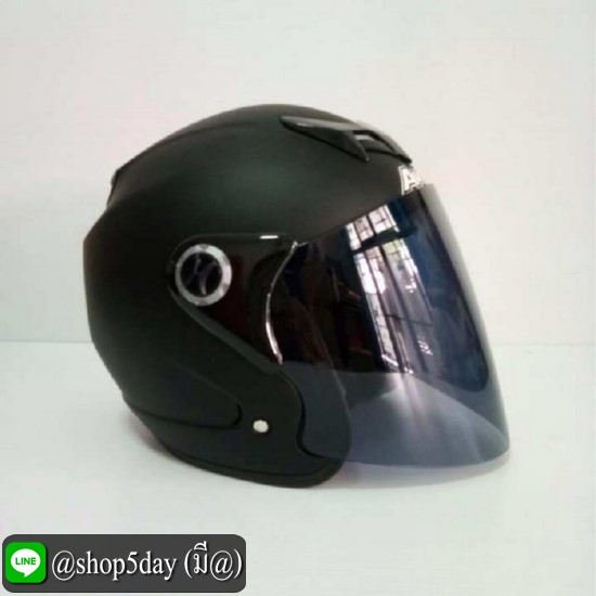 AVEX หมวกกันน็อค รุ่น SCORPION สีดำด้าน แว่นดำ