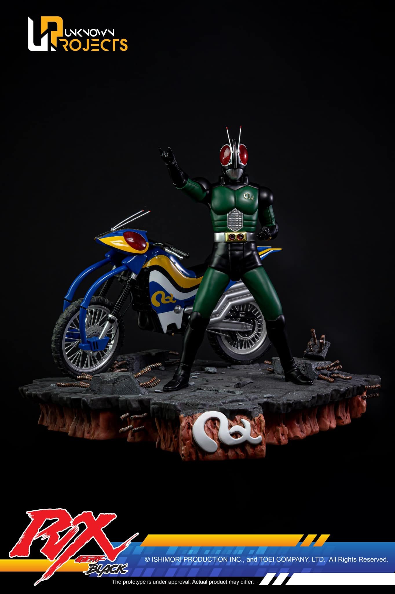 Unknown Projects Classic Signature Arte Series Masked Rider BLACK RX [Deluxe Version]
