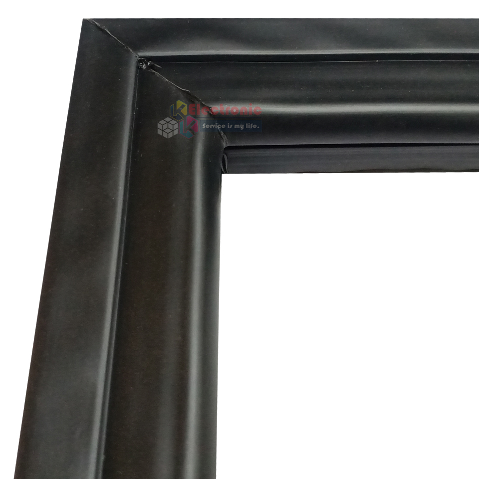 ขอบยางประตูตู้แช่ Sanden Intercool-(ซันเดนท์ อินเตอร์คูล)สำหรับรุ่น SVC-1500SBD-อะไหล่แท้ ใส่ง่าย ขนาด 54*141 เซนติเมตร ยางแบบศรกดตามร่องกลาง ราคาต่อขอบยางประตู 1 บาน