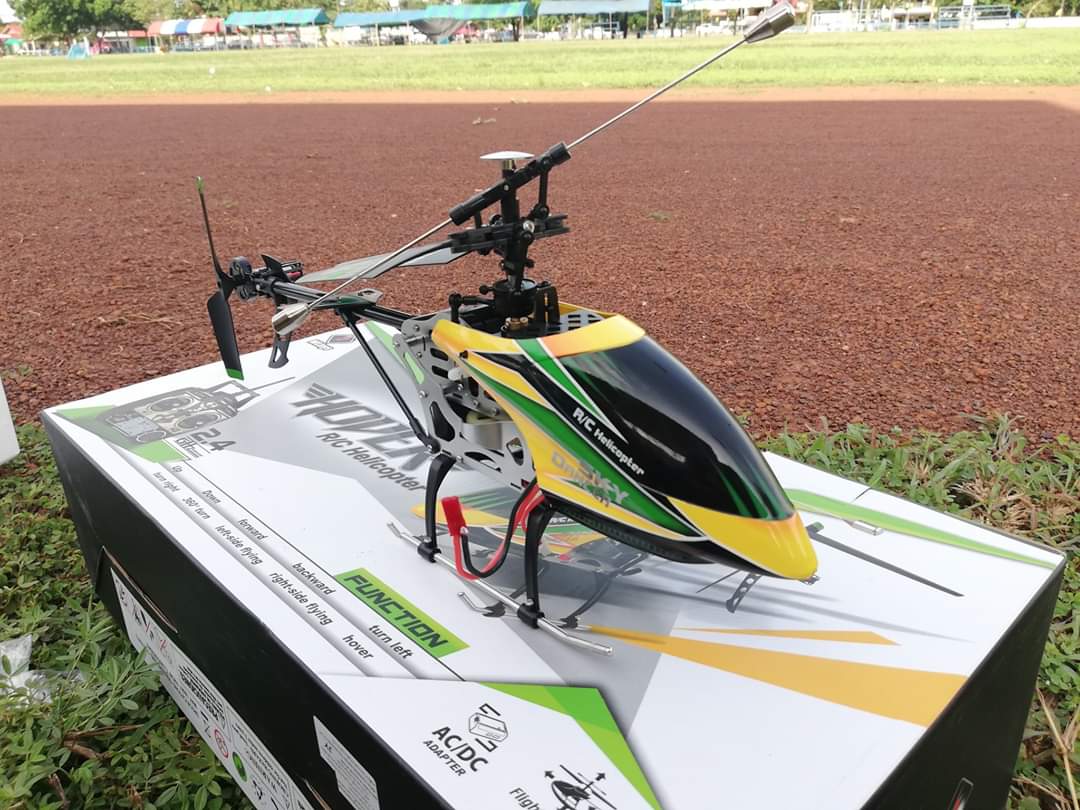 สินค้าเฮลิคอปเตอร์ บังคับวิทยุ WL-TOYS.V912. ระบบ 4CH รีโมท ดิจิตอล 2.4GHZ.การบินที่สมจริง