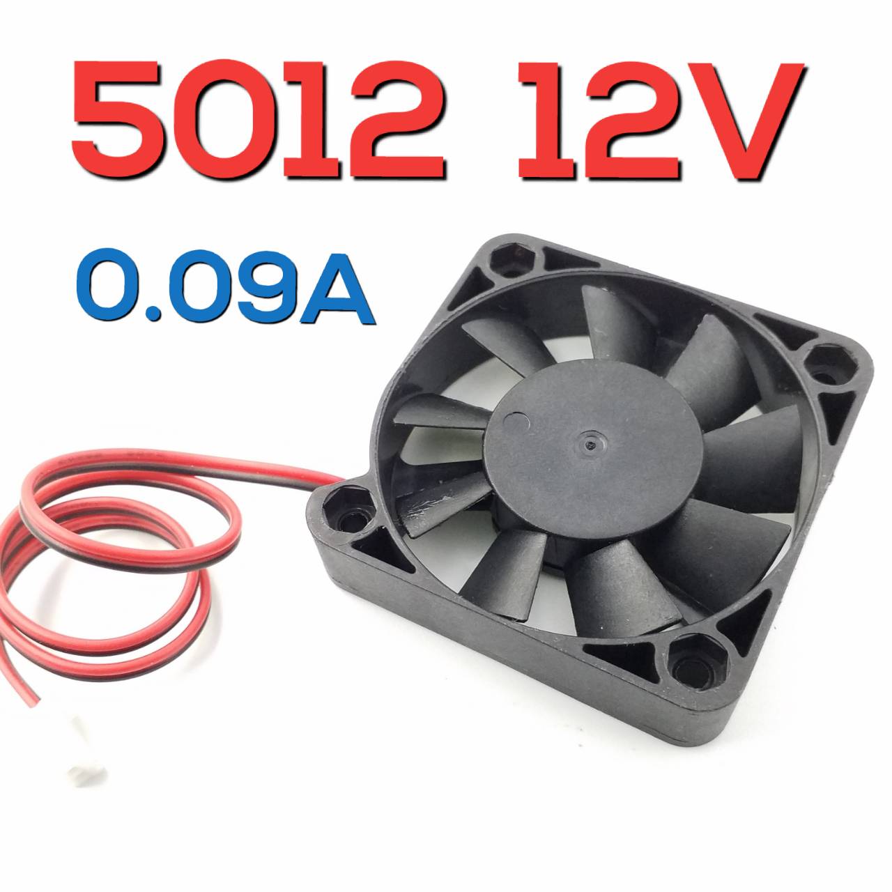 พัดลมระบายอากาศ 50x50x12mm 5012 fan 12v Volt Brushless DC Fans for heatsink cooler cooling radiator for 3d printer parts Cooling Fan