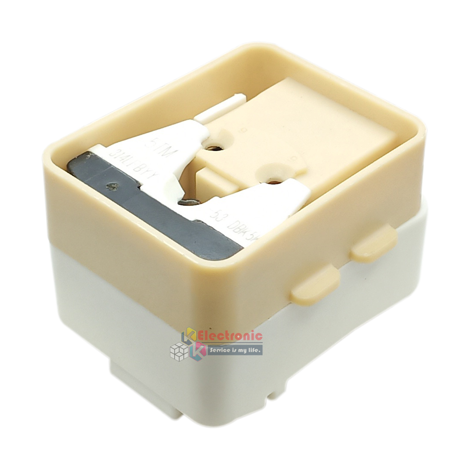 รีเลย์+โอเวอรืดหลดตู้เย็น Electrolux-อะไหล่แท้