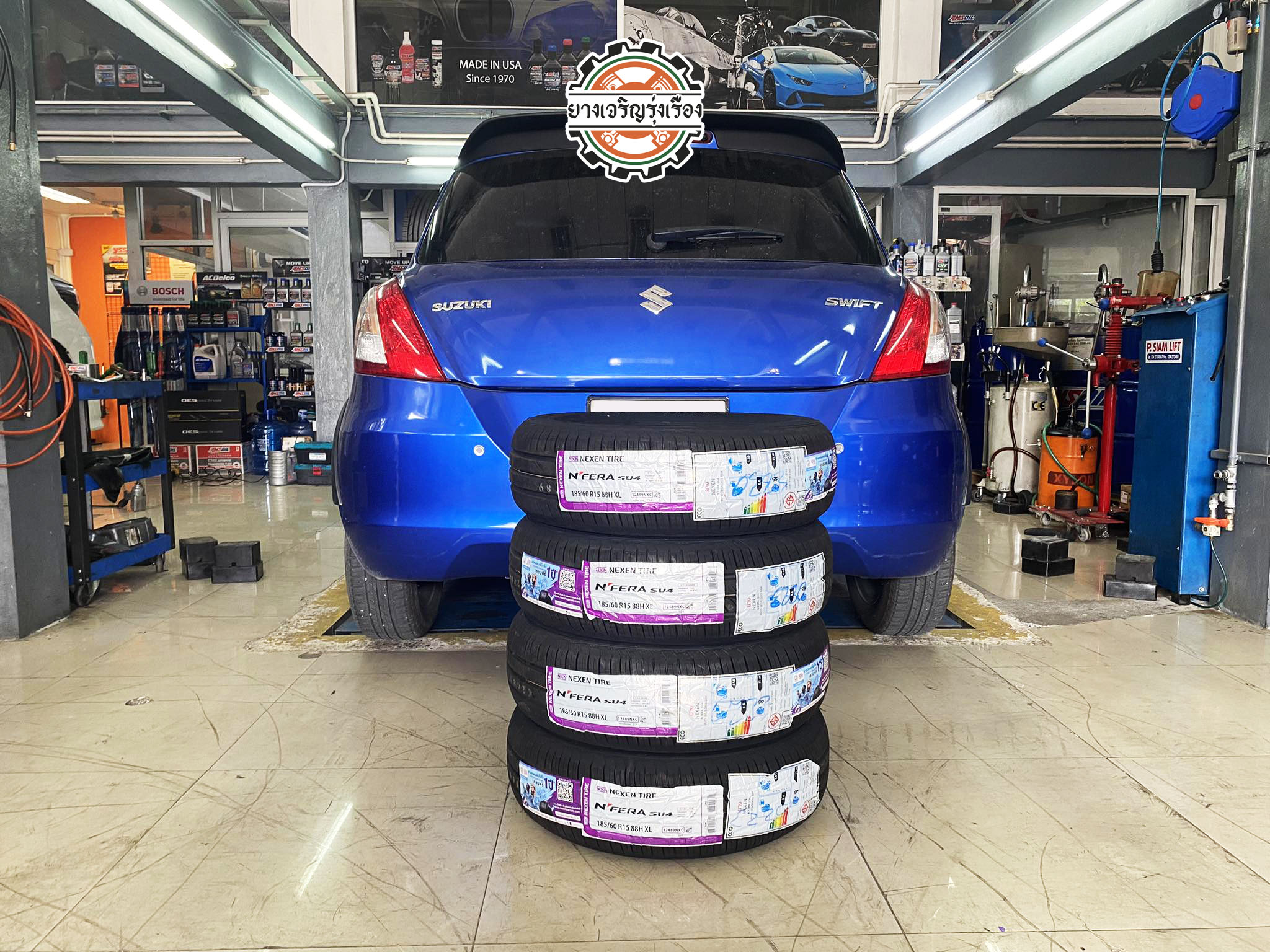 ขอบพระคุณพี่ลูกค้า Suzuki Swift เข้ารับบริการเปลี่ยนโช๊คอัพรถยนต์ ได้รอบเปลี่ยนยางพอดีจัดครบเซ็ทใหญ่โช๊คอัพ และยางรถยนต์ โช๊คอัพเปลี่ยนชุดใหม่ เน้นใช้งานประจำวัน แก้ไขอการย้วยส่าย เน้นเรื่องการเกาะถนนมั่นใจ ไม่ยวบยาบ ขับสนุก ยางรถยนต์นุ่มหนึบ เสียงเงียบ นุ่ม รีดน้ำดี ยางกลม ที่สำคัญระยะเบรกสั้นมาก ปลอดภัย ติดตั้งเสร็จเหมือนเปลี่ยนโลก เข้าใจฟีลรถขับดี รถความสูงเดิม ล้อเดิมก็ขับสนุกได้ โช๊คอัพดี ยางดี ขับขี่ปลอดภัย เดินทางไกลไม่เหนื่อย ไม่ต้องลุ้น [+] Monroe oe spectrum เซ็ทโช๊คอัพหน้าหลัง [+] Nexen Nfera SU4 185/60R15 [+] พร้อมบริการติดตั้ง + Set up ให้เหมาะกับยาง [+] ขับสนุกด้วยบริการ ตั้งศูนย์ละเอียดให้เหมาะกับการใช้งานและลักษณะของช่วงล่าง 𝙊𝙪𝙧 𝙎𝙚𝙧𝙫𝙞𝙘𝙚 บริการทางร้าน เรารับทำอะไรบ้าง 🔧 ติดตั้งยางแบบไร้รอย 100% 🔧 บริการสลับยาง ตามอายุ 🔧 มียางรถยนต์ทุกยี่ห้อให้เลือกซื้อ 🔧 เช็คช่วงล่าง แก้ปัญหาให้ตรงจุด 🔧 บริการล้างลิ้นปีกผีเสื้อ 🔧 บริการเช็คระยะรถยนต์ 🔧 เปลี่ยนถ่ายของเหลวทั้งระบบ 🔧 ตั้งศูนย์ด้วยเครื่อง HUNTER นำเข้าจาก USA สอบถามข้อมูลเพิ่มเติม หรือนัดหมายเข้ารับบริการ Tel : 08-6569-1915 Tel : 08-6544-5963 Line id : @88rw Tiktok : https://www.tiktok.com/@88rwycrr Youtube : https://youtube.com/@88rw Facebook : https://www.facebook.com/otaninon Location : https://goo.gl/maps/HrNUAZXPN94KvxZ98?coh=178573&entry=tt #รถยนต์มีปัญหาไม่รู้ต้องแก้ตรงไหน ทางเรายินดี ตรวจหาปัญหาและหาวิธีแก้ บอกลูกค้าก่อนลงมือทำเสมอราคาเป็นธรรมไม่เอาเปรียบ สบายใจคุณลูกค้า ---------------------------------- ดูแลให้คำปรึกษาทุกปัญหาคาใจ ไม่ทิ้งลูกค้า มีบริการหลังการขาย 【ให้ผู้เชี่ยวชาญของเรา ดูแลรถคุณ】 ร้านยางเจริญรุ่งเรือง ยินดีต้อนรับครับ ---------------------------------- #โช๊คอัพรถยนต์ #monroe #yss #kayaba #profender #ร้านยางเจริญรุ่งเรือง #นนทบุรี #งามวงศ์วาน #amsfix #บริการช่วงล่างรถยนต์ #ซ่อมบำรุงช่วงล่าง #เซทอัพโช๊คอัพรถยนต์