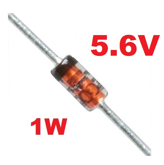 ซีเนอร์ไดโอด 1N4734A 5.6V 1W DO-41 zener diode