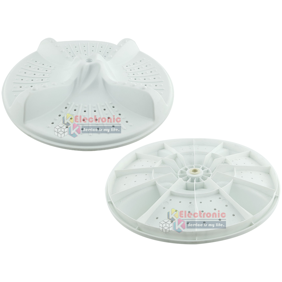 ใบพัดซักเครื่องซักผ้า HAIER-ไฮเออร์ รุ่น HWM-T85M ขนาด 35 เซนติเมตร รูแกน 10 ฟันเฟือง สามารถใช้กับเครื่องซักผ้าทั่วไป