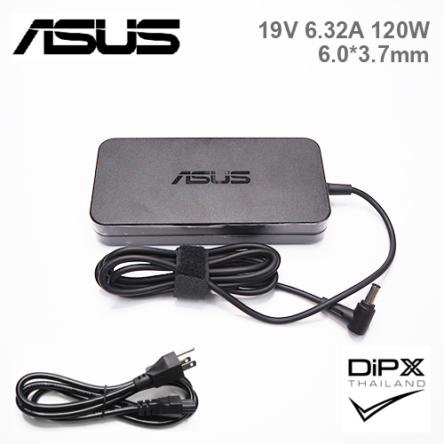 Adapter ASUS 19V 6.32A 120W (6.0x3.7mm) Slim สินค้าใหม่แท้ แถมสายไฟ
