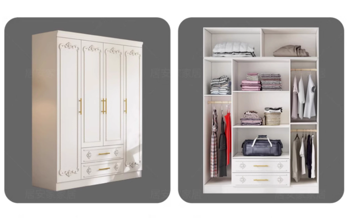 ตู้เสื้อผ้าหลุยส์ รุ่น Rihanna