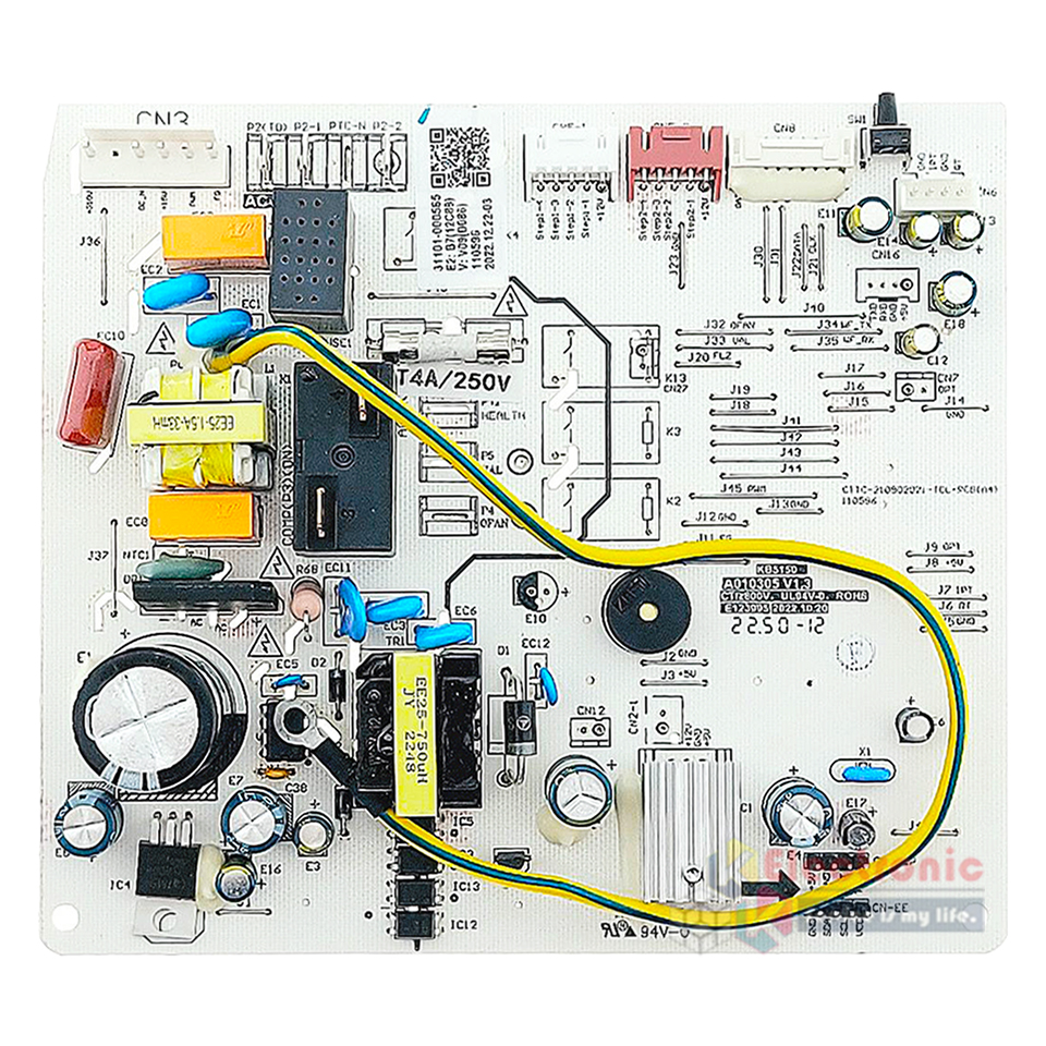 แผงบอร์ดควบคุมแอร์คอยเย็นTCL-ทีซีแอล รุ่น MAC-25FSI-อะไหล่ใหม่แท้บริษัท #อะไหล่แอร์TCL