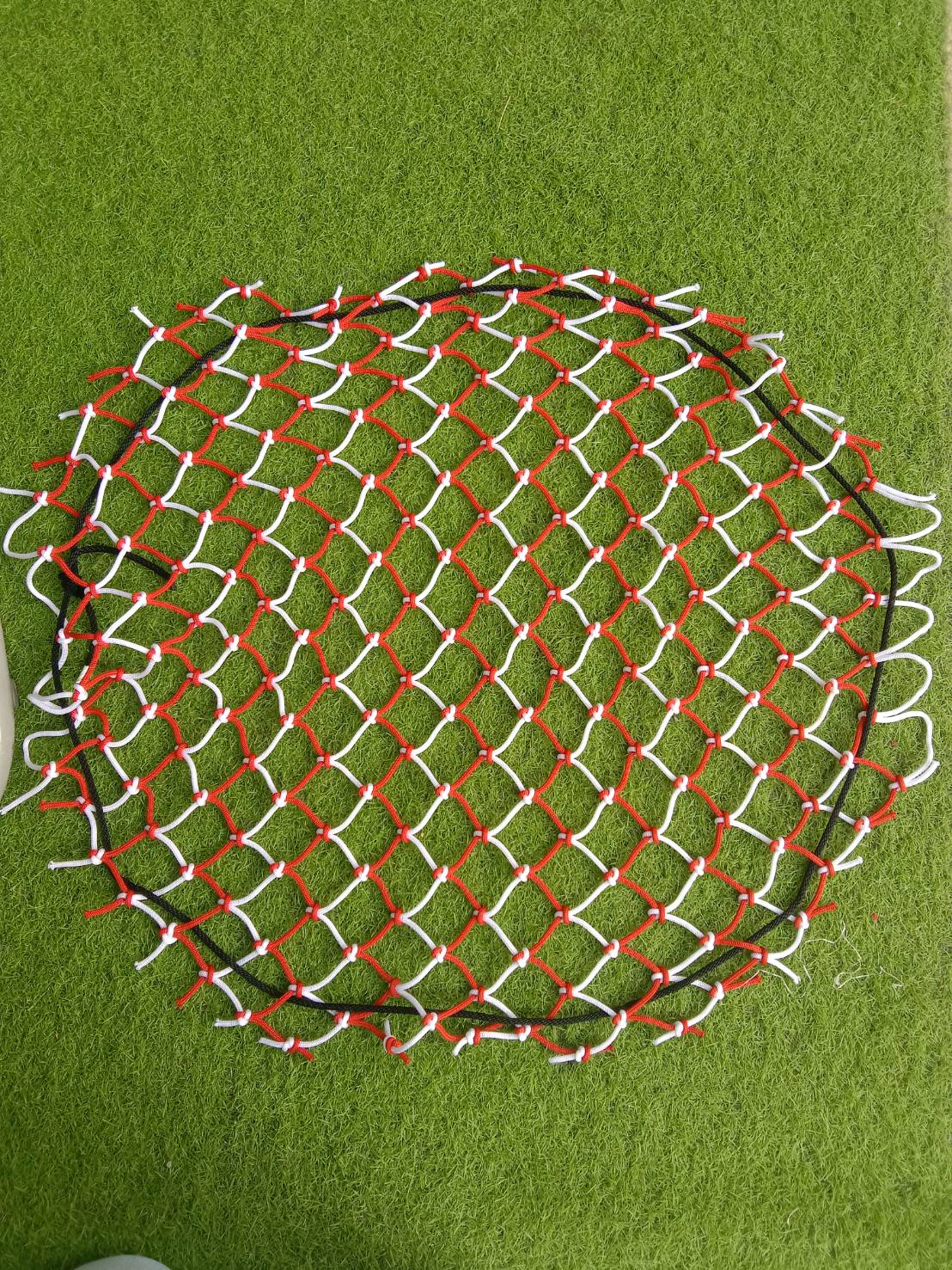 ตาข่ายกันตก ตาข่ายคลุมอ่างปลา ตาข่ายตกแต่ง สวยงาม ตาข่ายถักพร้อมร้อยขอบ จากเชือกพีพี ทำได้หลายขนาด