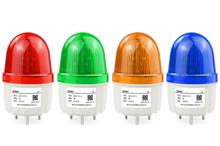 ไฟเตือน สีแดงกระพริบ BEM-2071 Light Alarm 12V Warning Light LED Strobe Light ไม่มีเสียง LTE-2071J