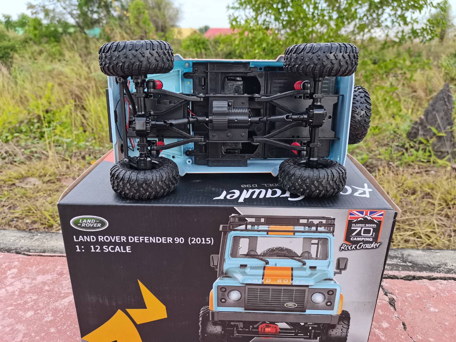 รถบังคับวิทยุ LAND ROVER D90 4x4 1/12 ROCK CRAWLER 2.4GHZ ชุดพร้อมเล่น