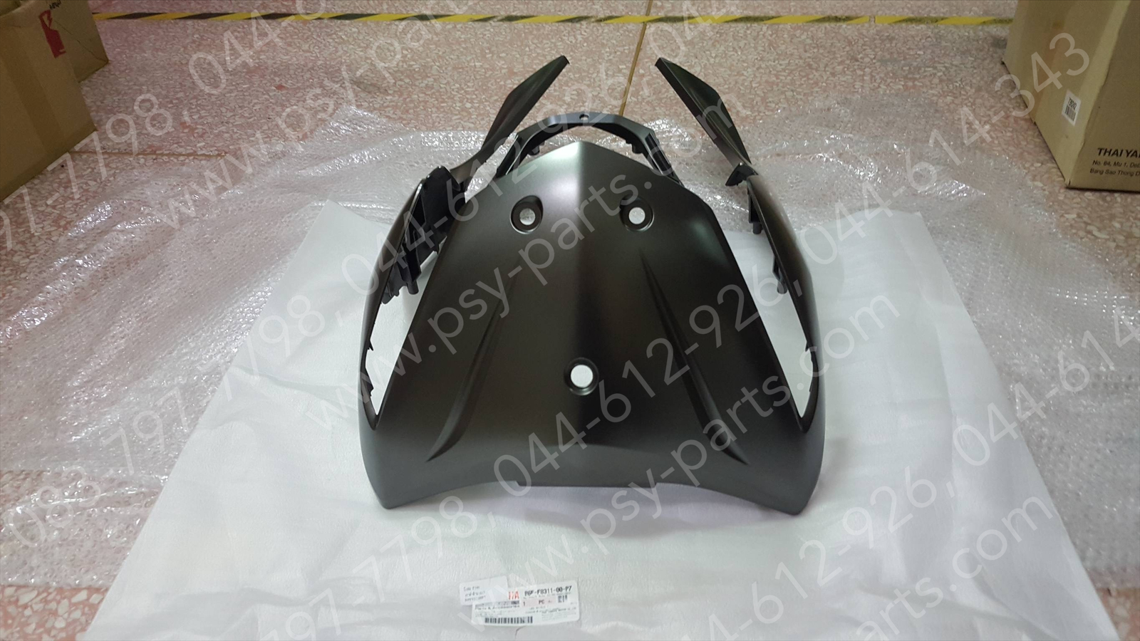 บังลม FINN แท้ๆ สีเทาดำด้าน (1617) B6F-F8311-00-P7 Yamaha