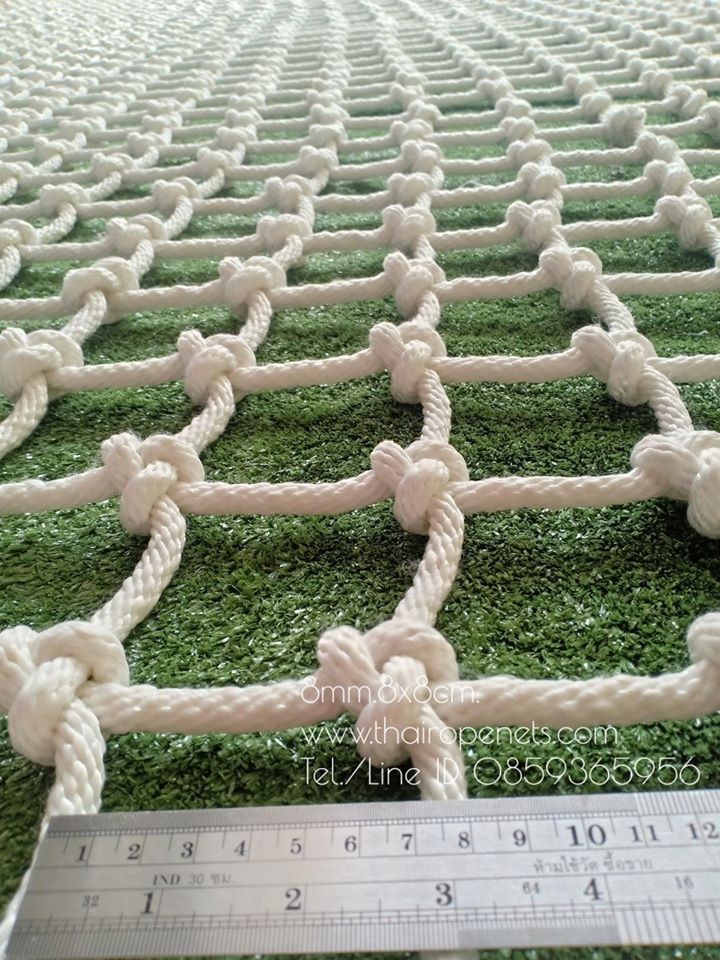ตาข่ายคาเฟ่เด็ก ขนาด8mm.ตา8x8cm.