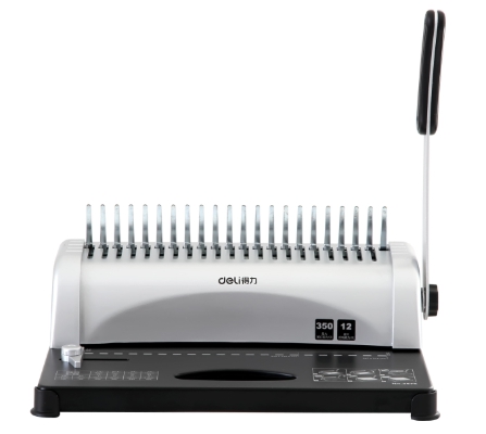 เครื่องเข้าเล่มสันห่วงพลาสติก กระดูกงู Deli รุ่น 3870