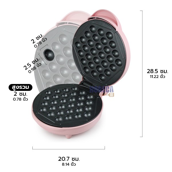 เครื่องทำขนมวาฟเฟิลฮ่องกง ตราคาซิโก้